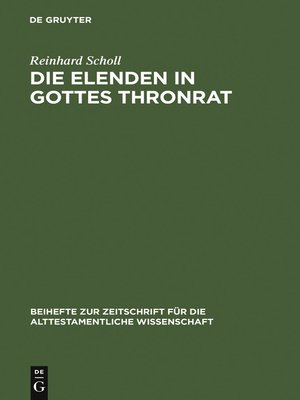 cover image of Die Elenden in Gottes Thronrat